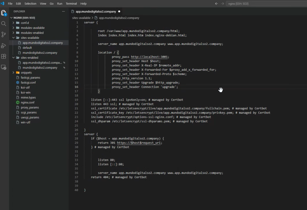 Captura Paso 7 - Config final y swagger